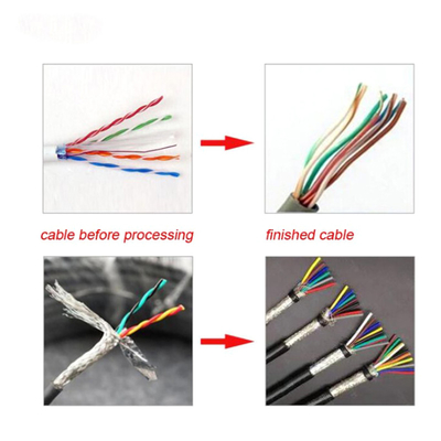 Sieć Patch Kabel Ethernet Maszyna do prostowania drutu Automatyczna CX-501