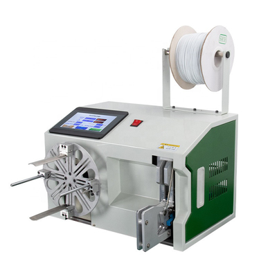 Półautomatyczna maszyna do zwinięcia kabli o długości 30 metrów Data Wire Power Cable Winding And Tie Machine
