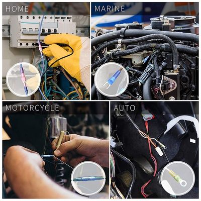 180 SZT. Nylonowe, Wodoszczelne Złącza Kablowe do Przewodów Elektrycznych, Zestaw Złączek Termokurczliwych, Złącza do Przewodów, Odporne na Wysoką Temperaturę, Zestaw Zacisków