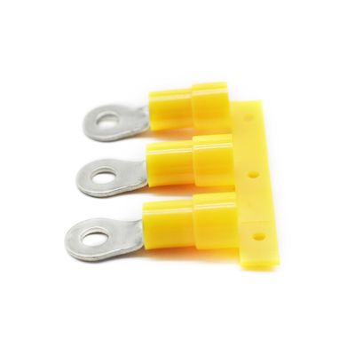 Custom Factory 16 Awg Copper Nylon Insulated Spade Terminal Connector Continous Ring Terminal