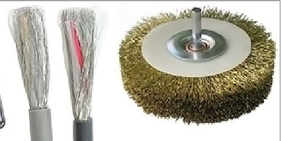 Odwracająca ekranowana elektryczna szczotka druciana o średnicy 1–25 mm